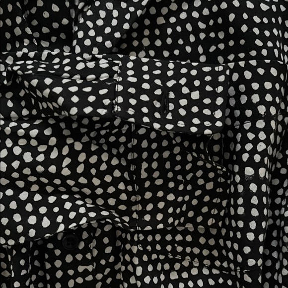 India collection by Emerson fry polka dot shirt dress size L - Picture 5 of 9